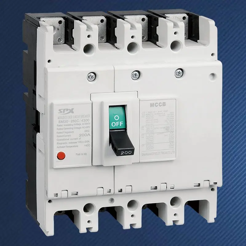 Disjuntor em caixa moldada 4P 200A