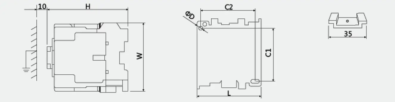 SS-T21 3 phase AC contactor